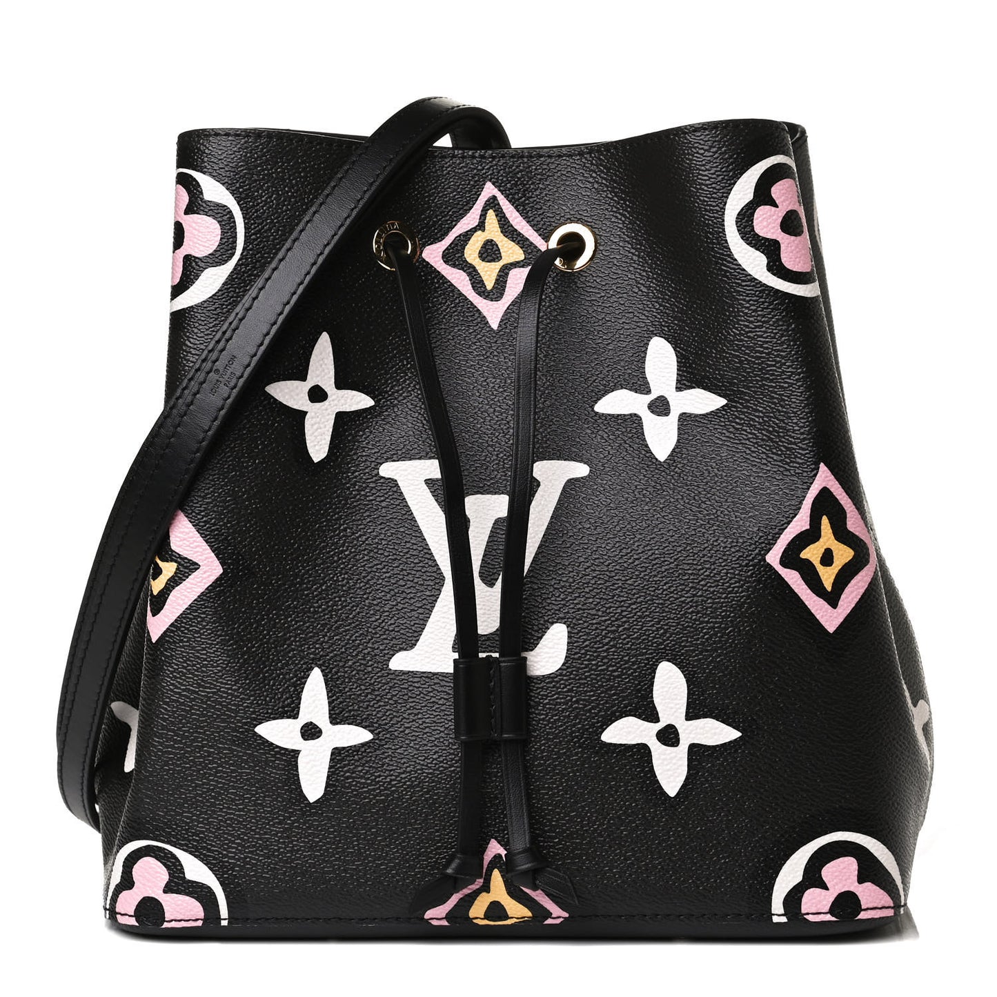 Monogram Giant Wild At Heart Neonoe MM Black