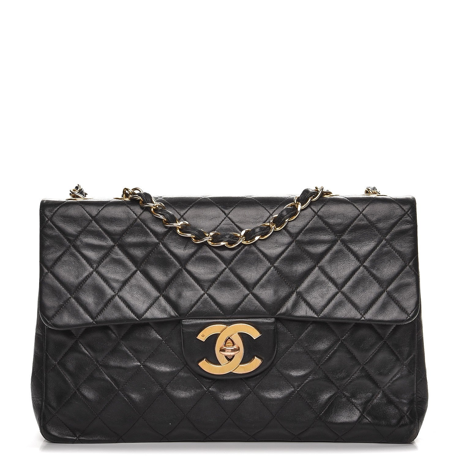 Chanel Lambskin XL Jumbo Flap Black 1 of 18
