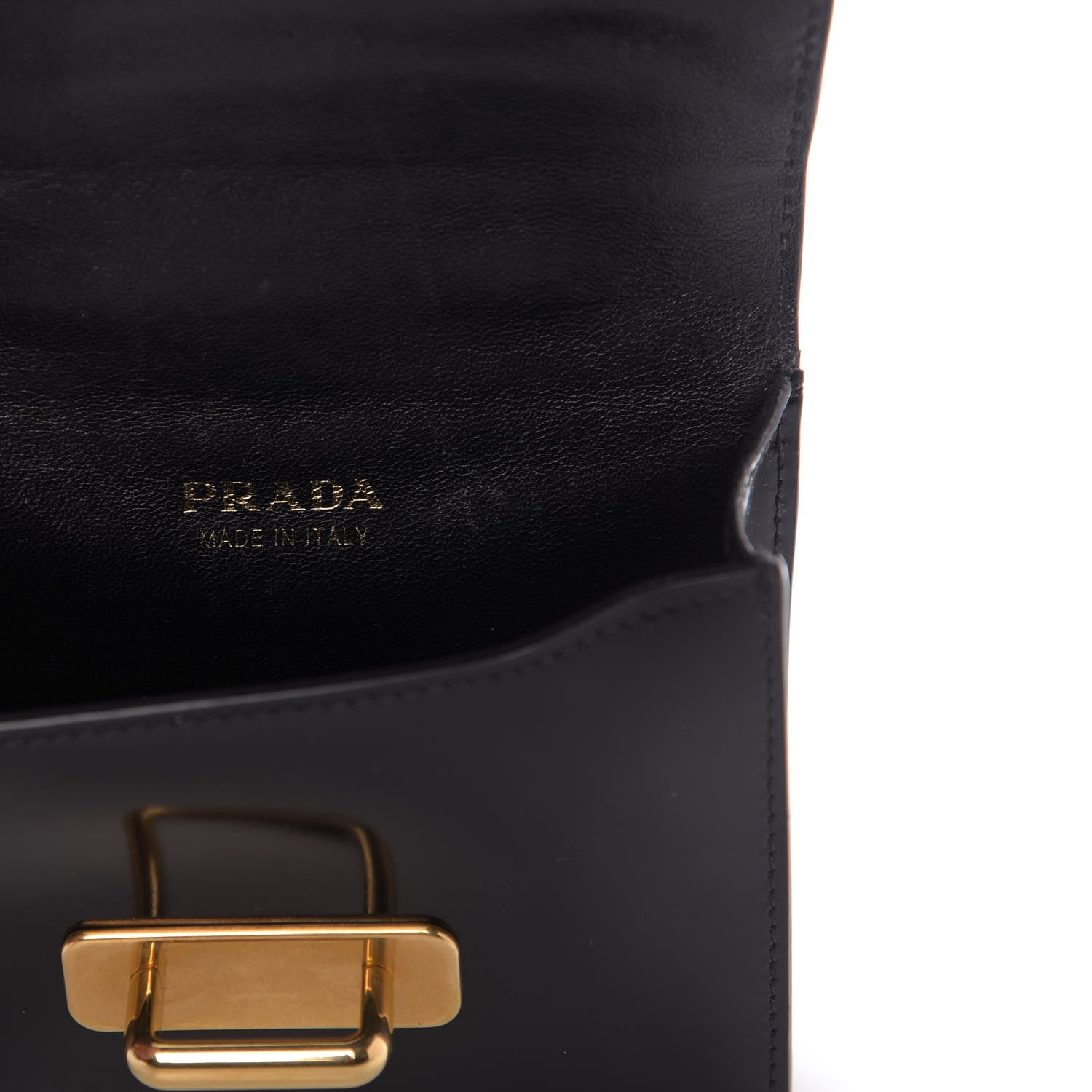 Prada Spazzolato Micro Cahier Bag Black 6 of 7