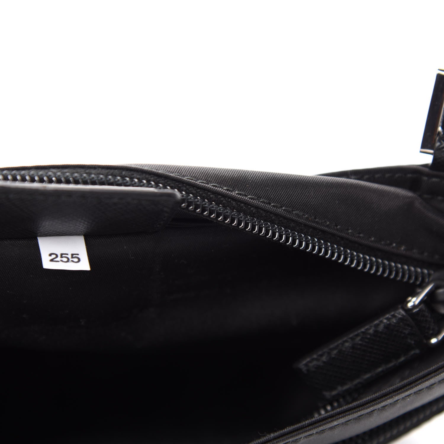Prada Nylon Vela Small Flat Messenger Bag Black 9 of 10