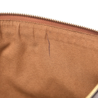 MCM Visetos Liz Shopper Tote Pouch Cognac 8 of 14