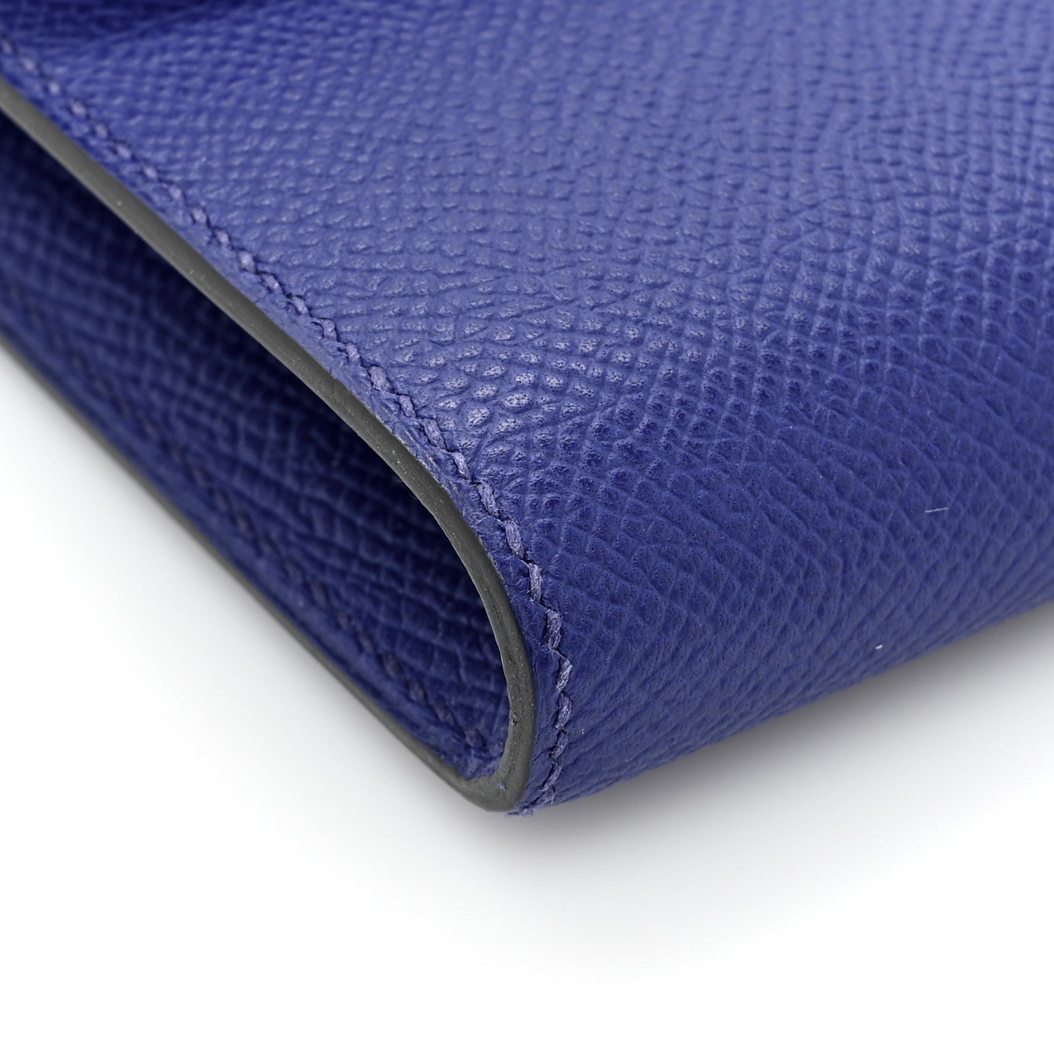 Hermes Epsom Constance Long Wallet Bleu Electrique 16 of 18