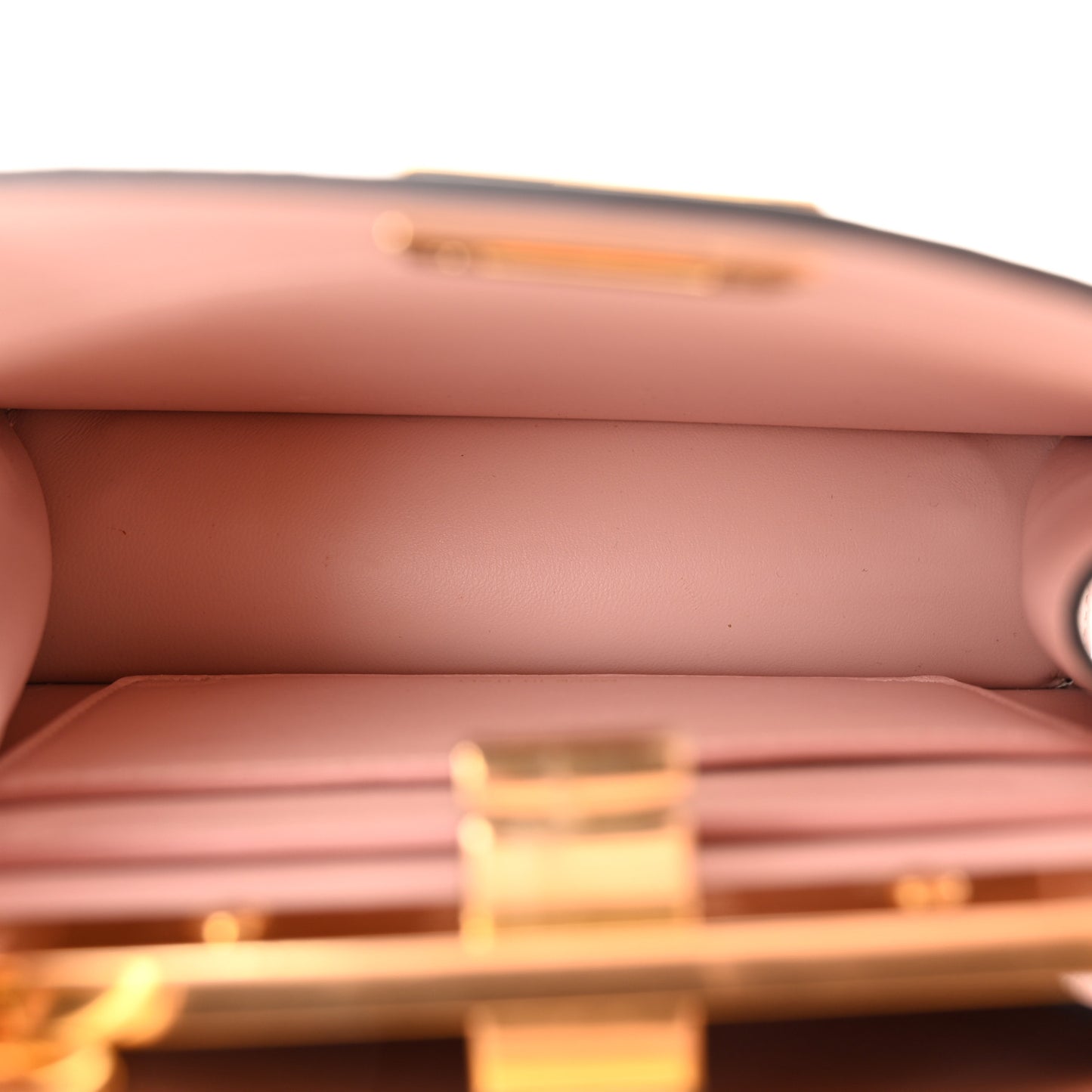 Shiny Nappa Petite Peekaboo I SEE U Satchel Rosa Confetto