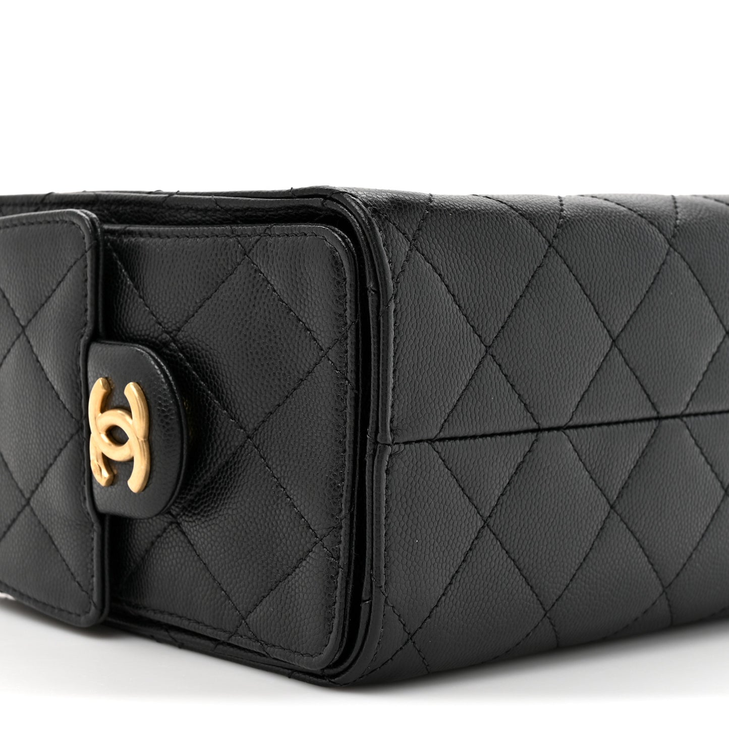 Caviar Quilted Mini Chanel 25 Handbag Black