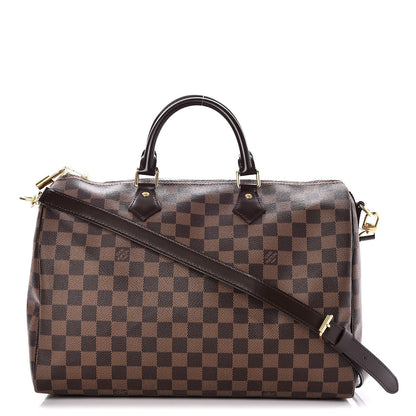 Louis Vuitton Damier Ebene Speedy Bandouliere 35 1 of 10