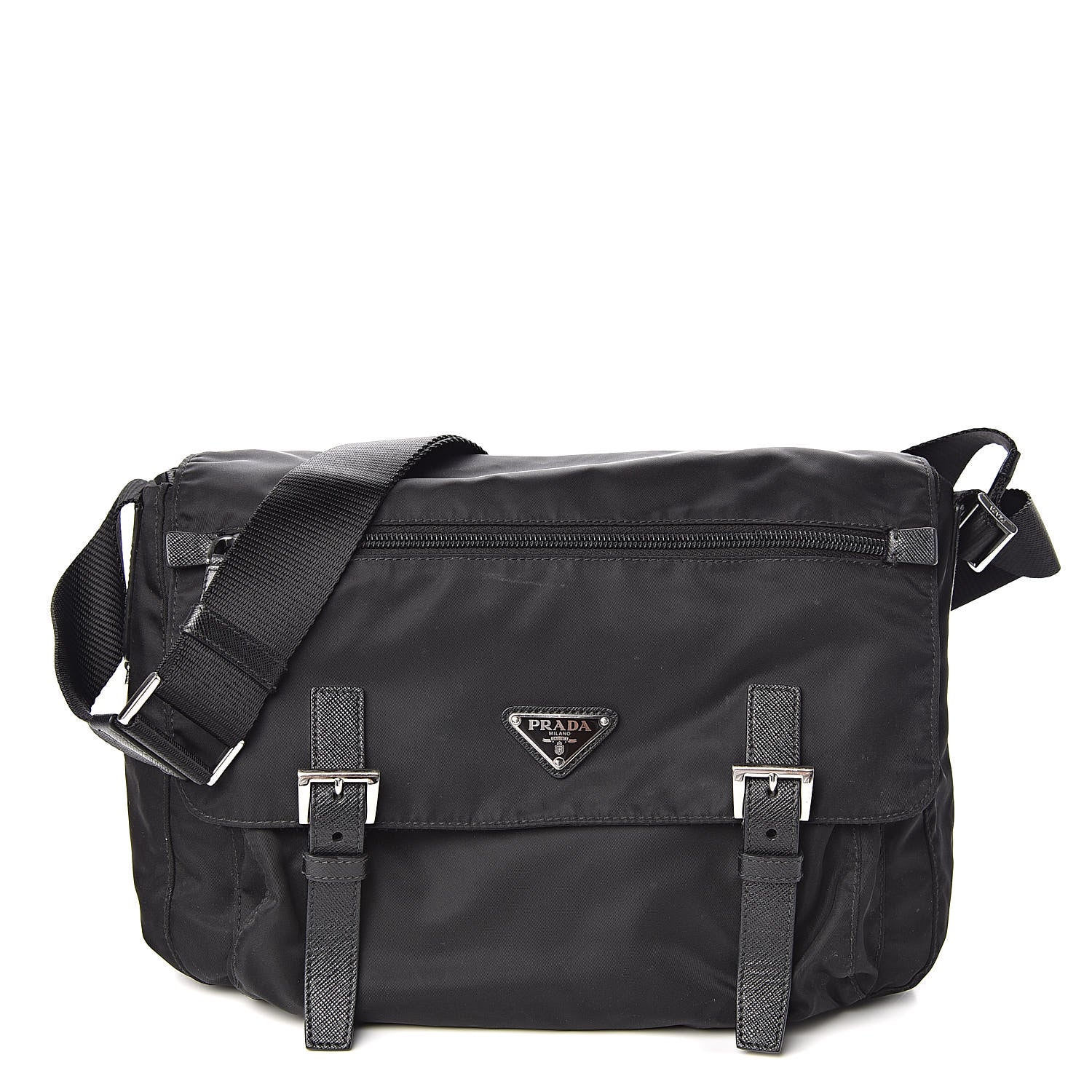 Prada Nylon Vela Sport Messenger Bag Black 1 of 11