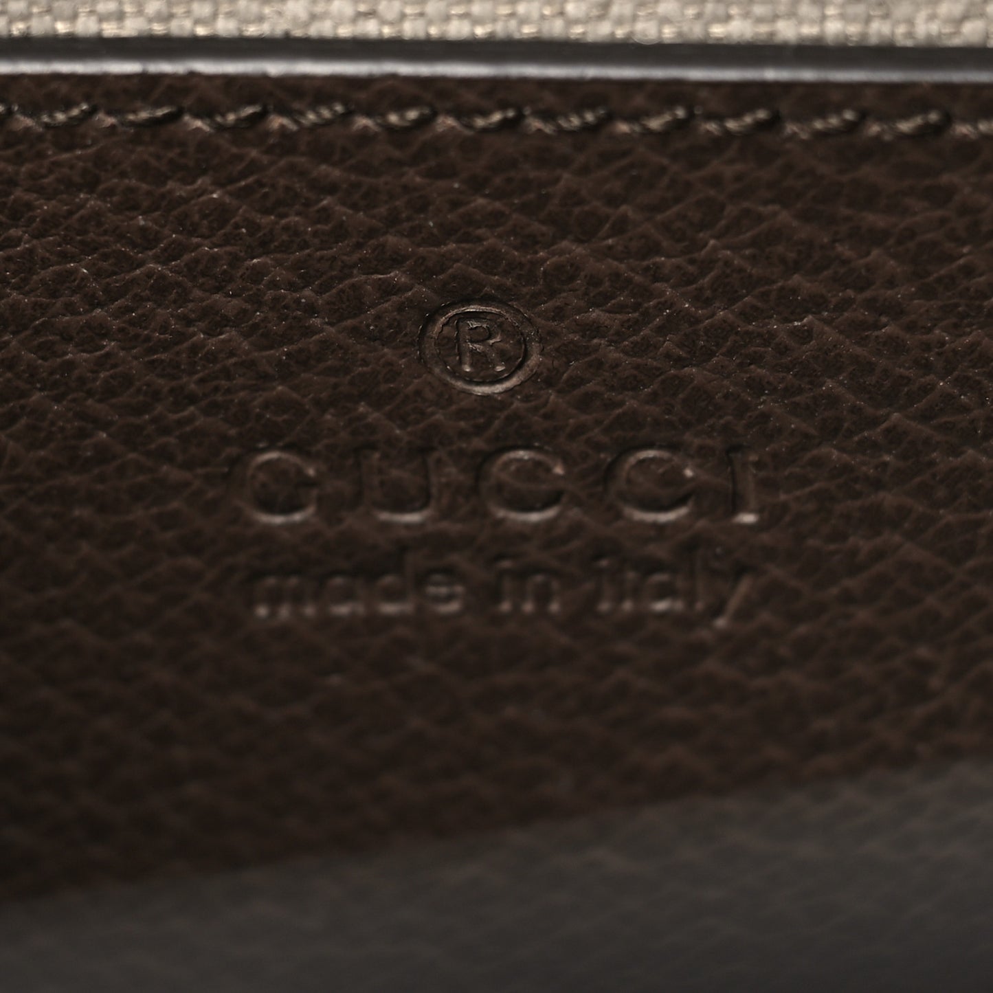 Monogram Jumbo GG Textured Dollar Calfskin Web Small Ophidia Chain Shoulder Bag Camel Ebony New Acero