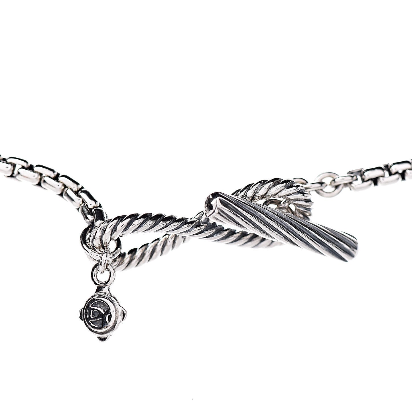 Sterling Silver Pink Quartz Infinity Station Necklace