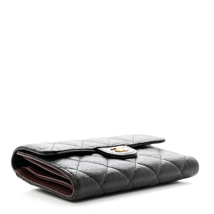 Chanel Caviar Quilted Medium Flap Wallet Black 4 of 10