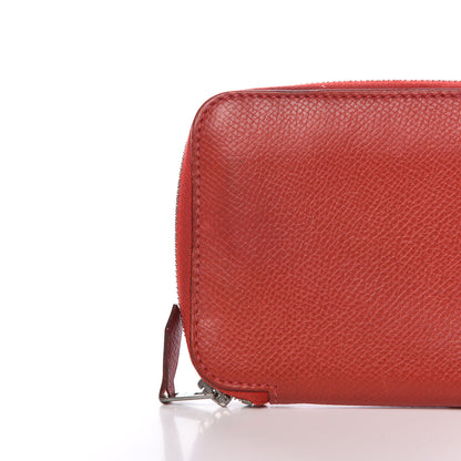 Hermes Epsom Globe Trotter Zip Agenda PM Rouge Casaque 11 of 12