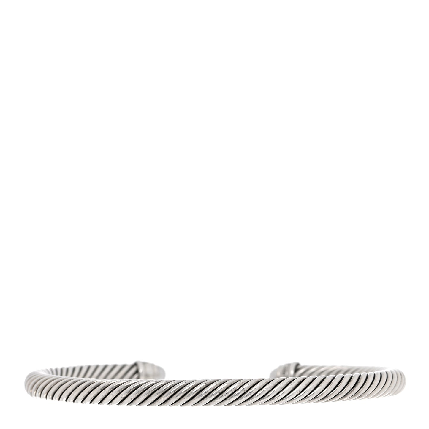 Sterling Silver Diamond Pearl 5mm Cable Classics Bracelet