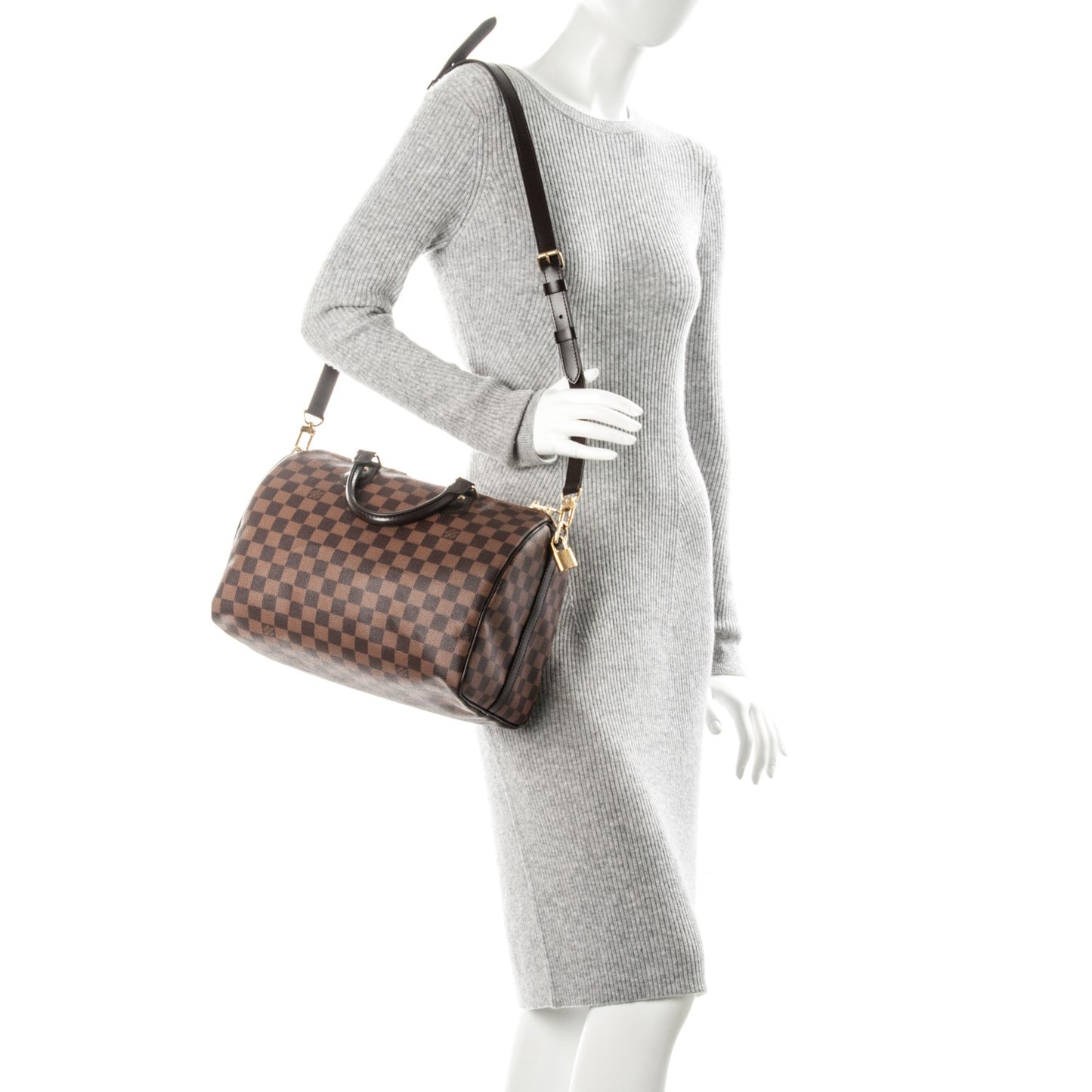Damier Ebene Speedy Bandouliere 30
