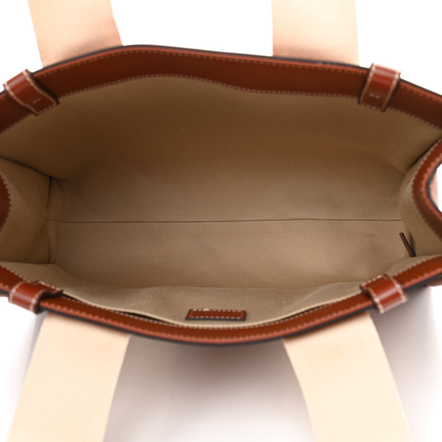 Chloe Calfskin Medium Woody Ribbon Tote Sepia Brown 5 of 8