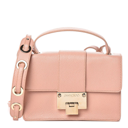 Jimmy Choo Pebbled Calfskin Rebel Crossbody Bag Pink 1 of 9