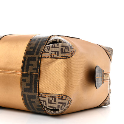Fendi Zucca Zucchino Mixed Media B Mix Tote Tobacco Gold 10 of 15