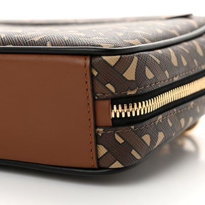 Burberry E-Canvas Monogram Camera Bag Bridle Brown 9 of 10