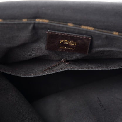 Fendi Zucca Vitello Artic Messenger Bag Tobacco Castagna 10 of 14