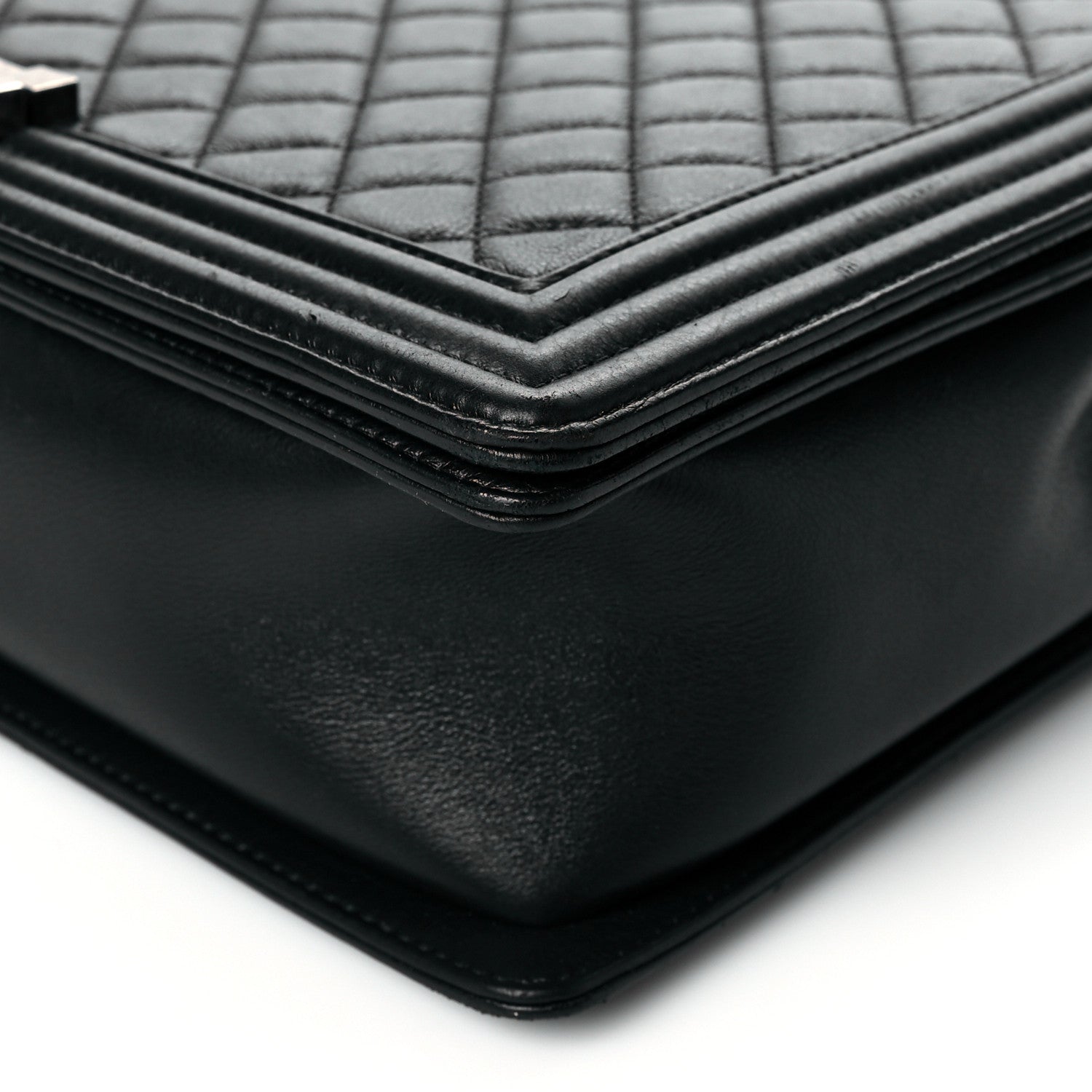 Chanel Calfskin Quilted Large Boy Flap Black 6 of 12