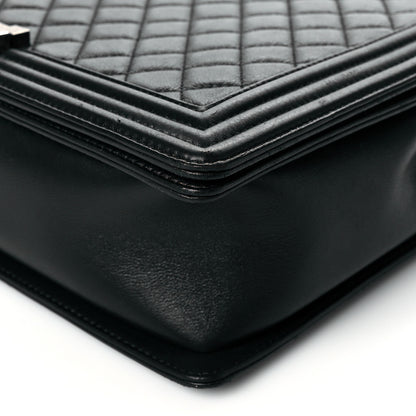 Chanel Calfskin Quilted Large Boy Flap Black 6 of 12