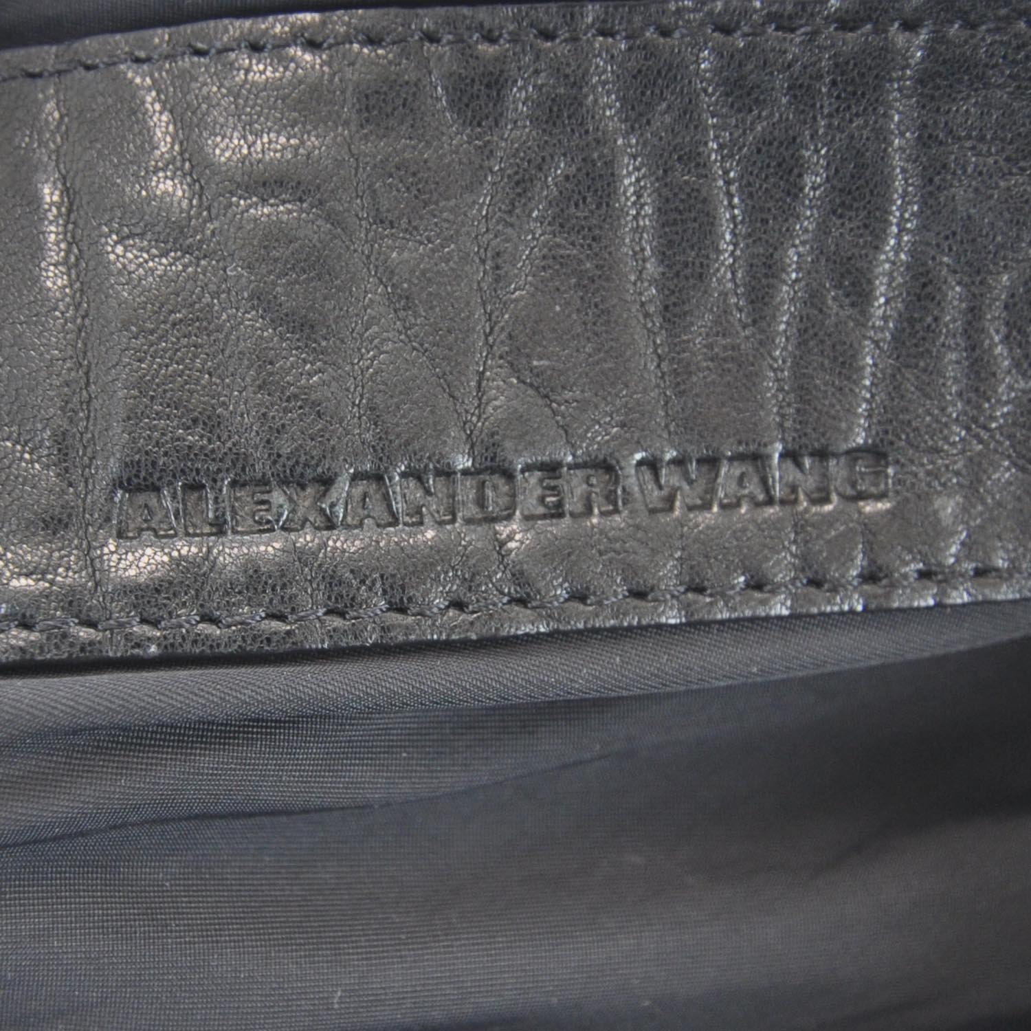 Alexander Wang Leather Rocco Duffel Black 8 of 9