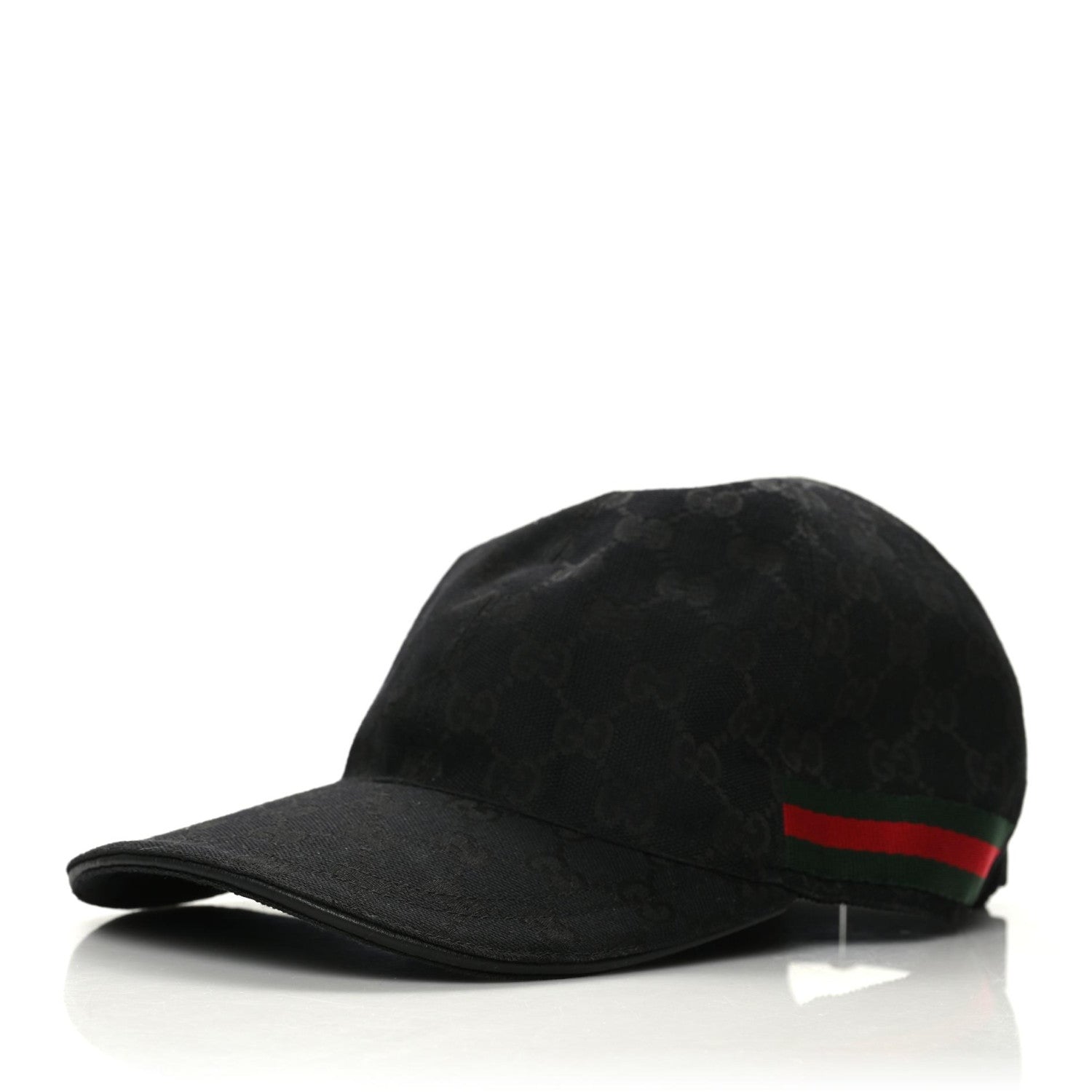 Gucci Monogram Web Baseball Hat M Black 1 of 8