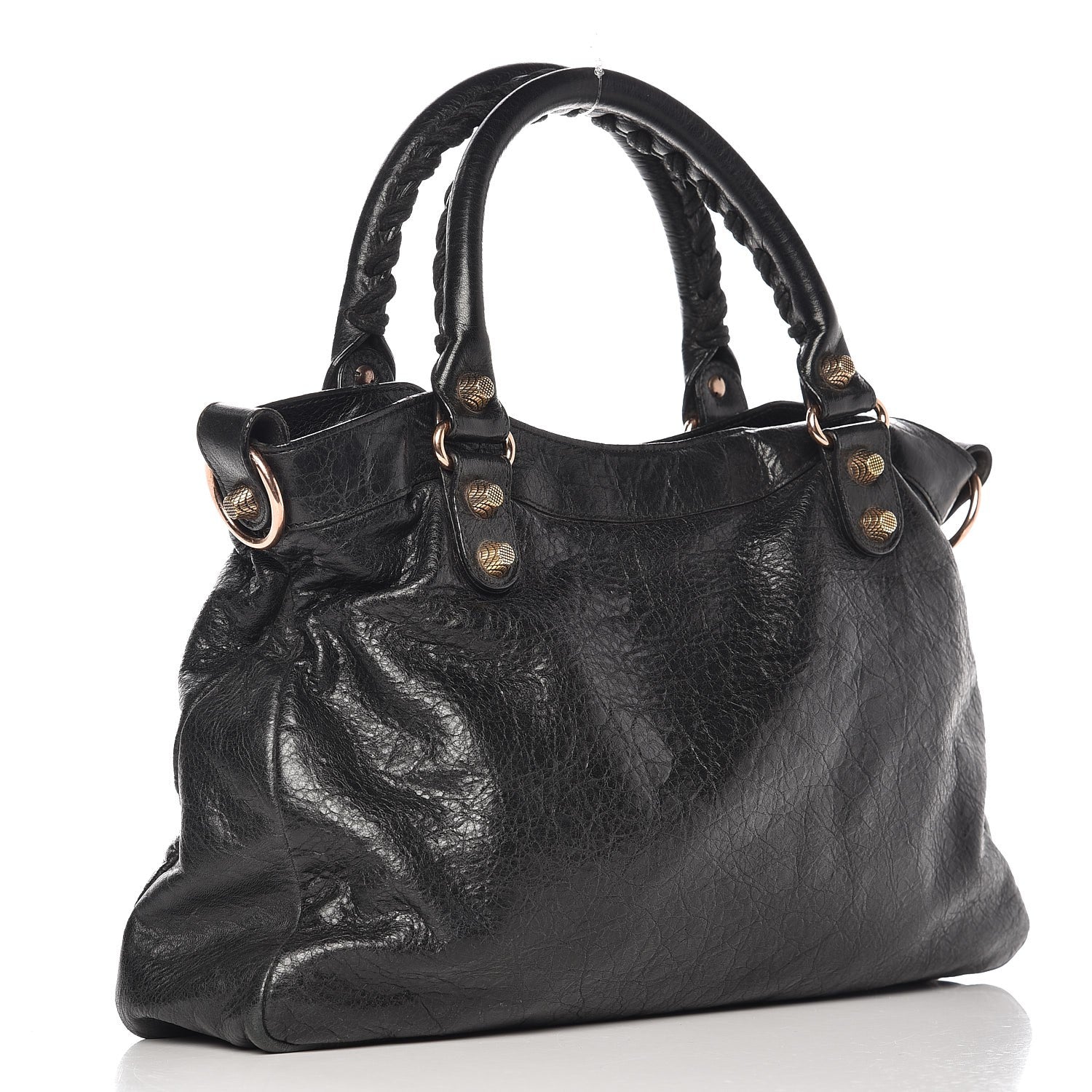 Balenciaga Agneau Giant 12 Rose Gold Hardware Town Black 3 of 9