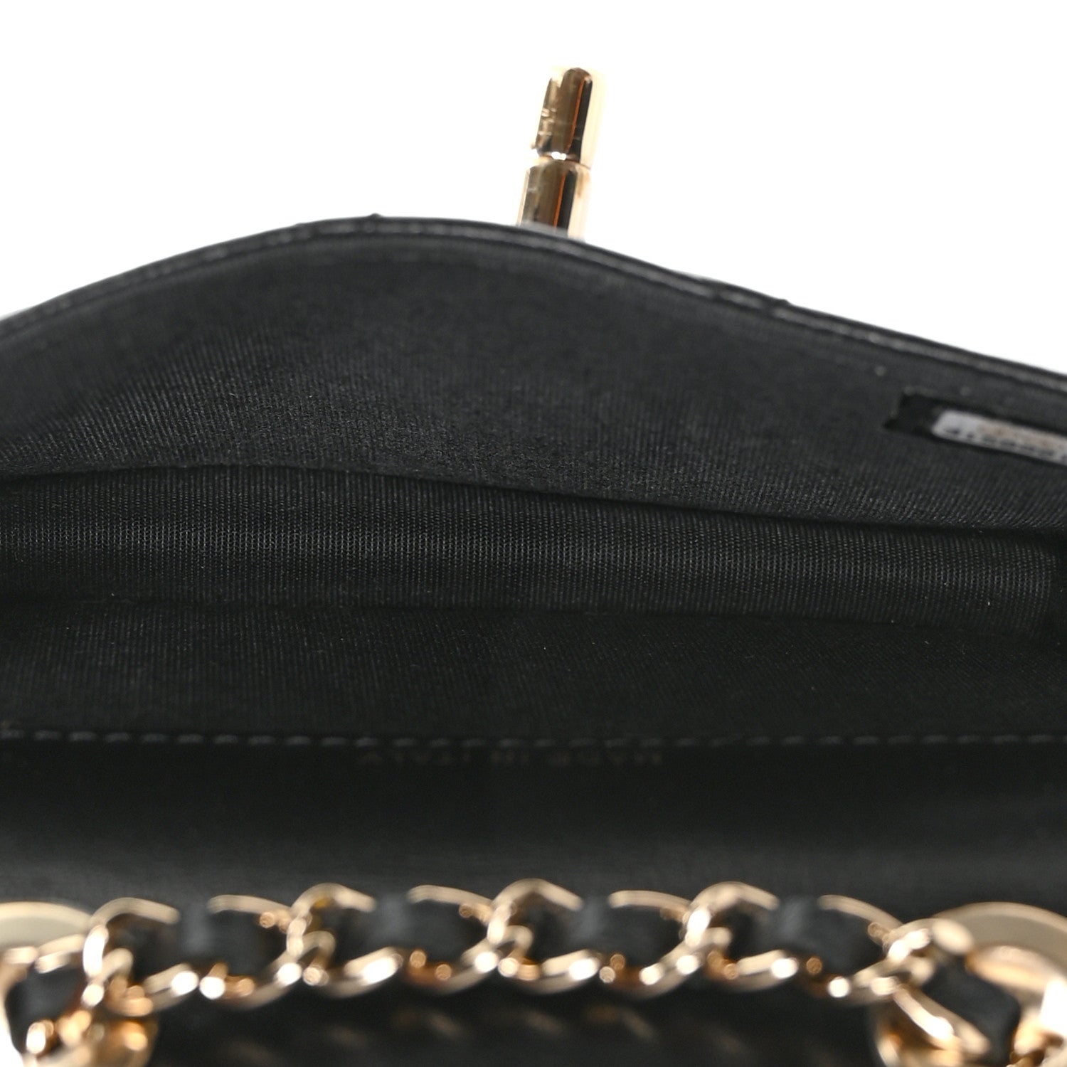 Chanel Lambskin Quilted Trendy CC Card Holder On Chain Black 9 of 23