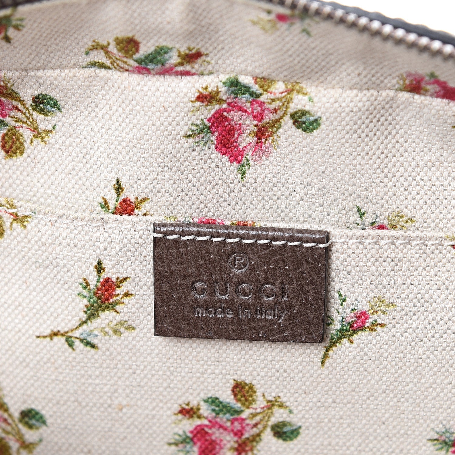 Gucci GG Supreme Monogram Web Neo Vintage Shoulder Bag Beige New Acero Crop 5 of 13