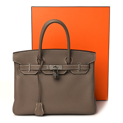 Hermes Togo Birkin 30 Etoupe 10 of 10