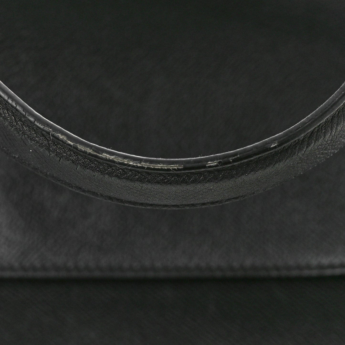Grained Calfskin Mini Belt Bag Black