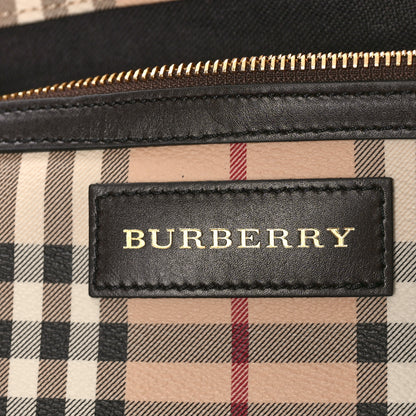 Burberry Haymarket Check Small Canterbury Tote Chocolate 7 of 12