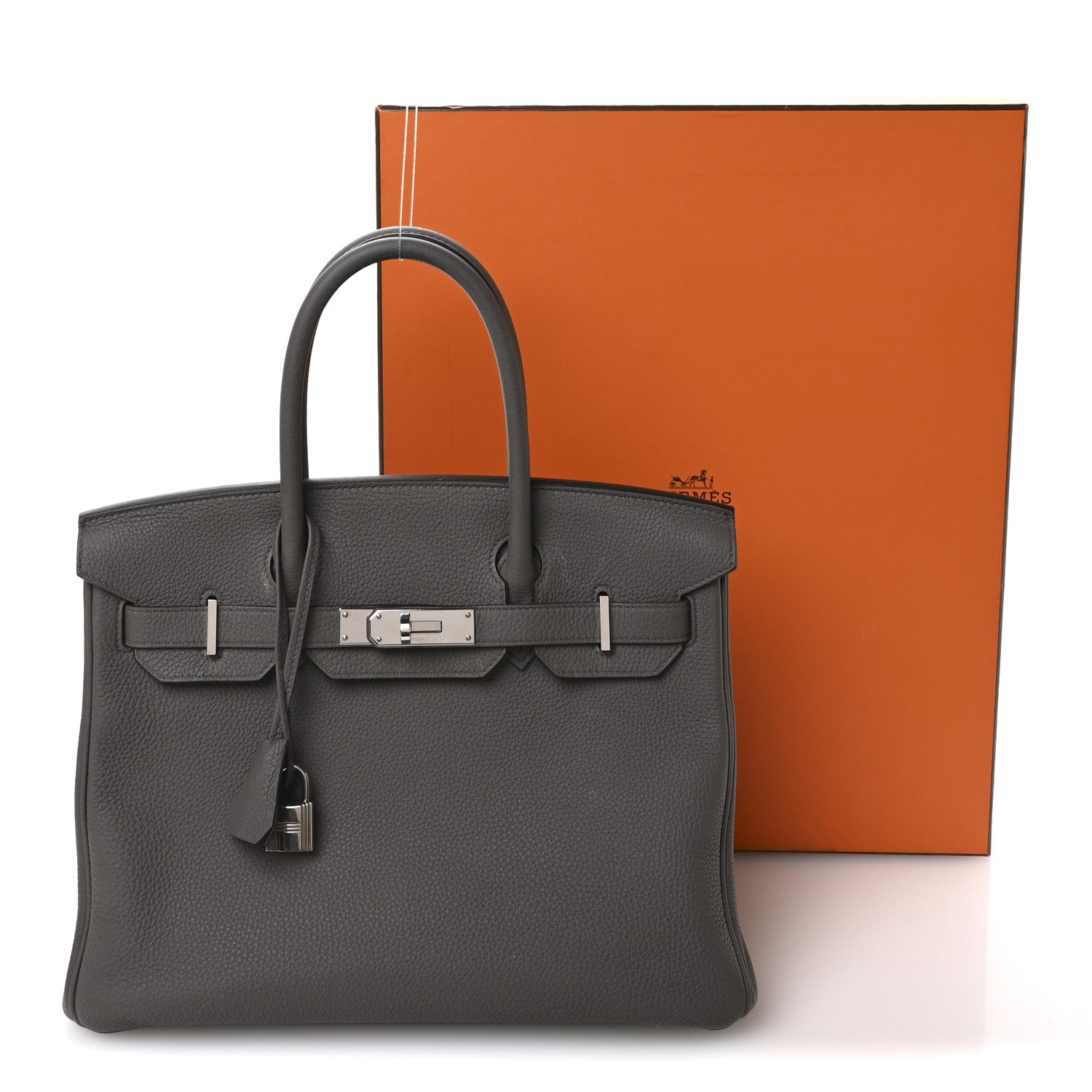 Hermes Togo Birkin 30 Etain 11 of 14