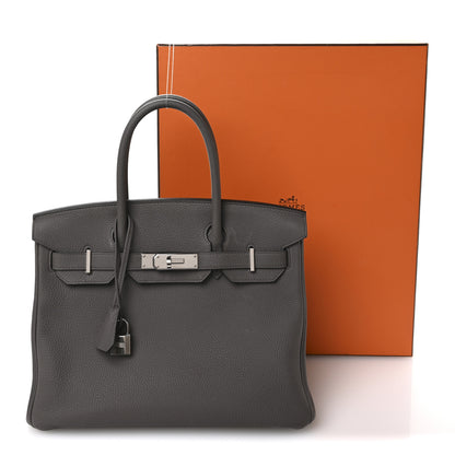 Hermes Togo Birkin 30 Etain 11 of 14