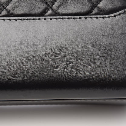 Chanel Aged Calfskin Quilted Medium Gabrielle Hobo Black 11 of 13