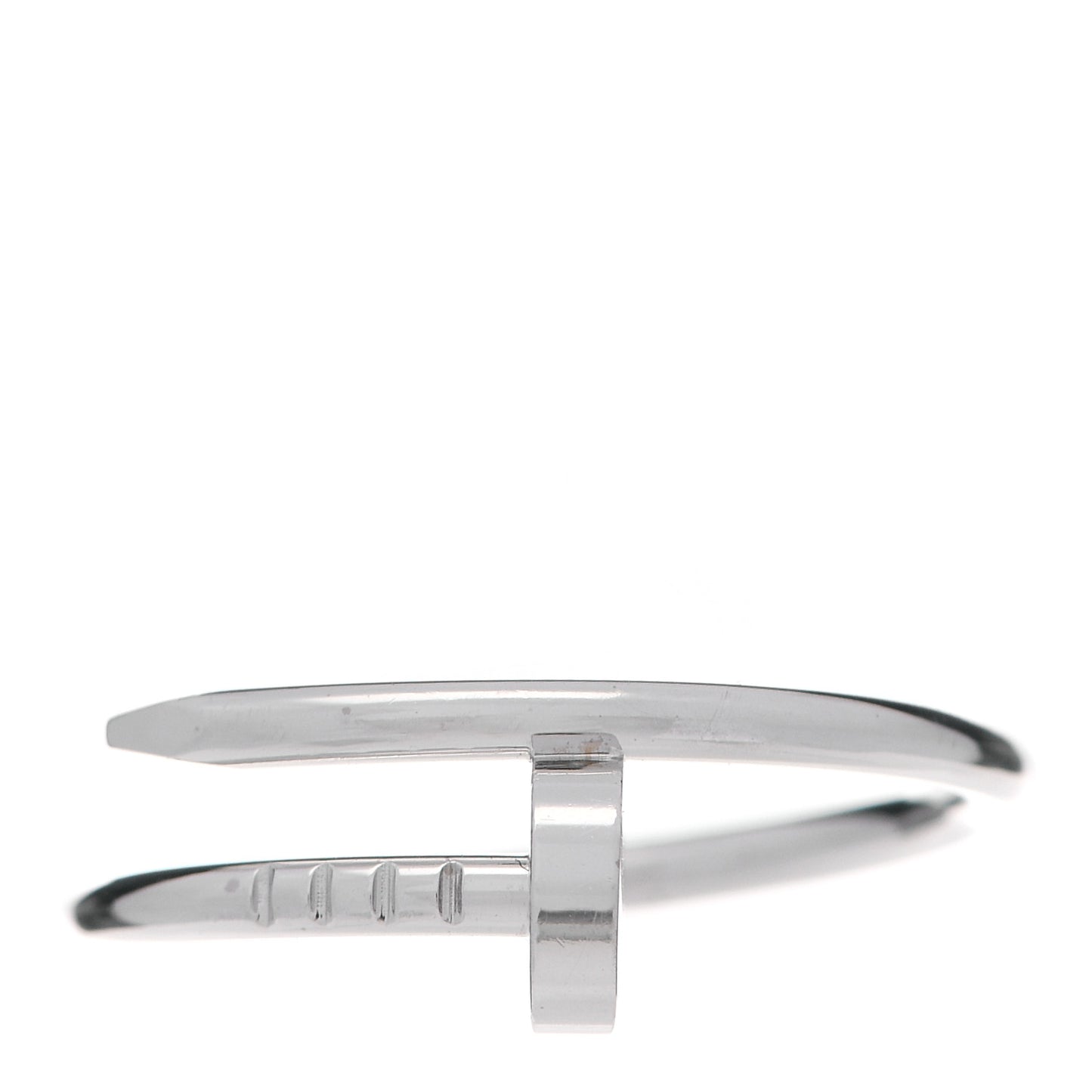 18K White Gold Small Juste Un Clou Ring 55 7.25