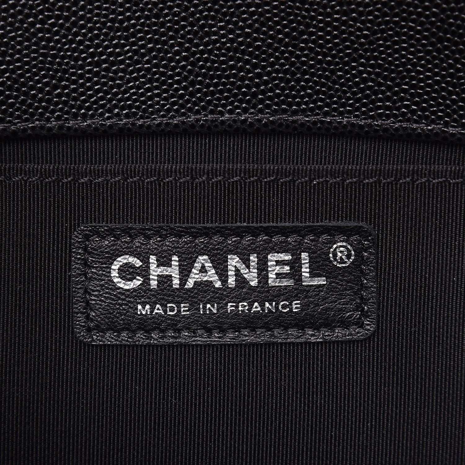 Chanel Caviar Quilted Medium Boy Flap Black 7 of 9