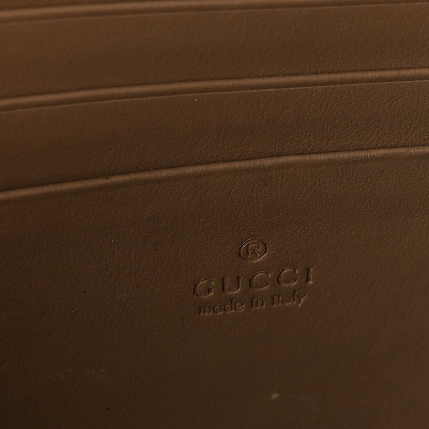 GG Supreme Monogram Mini Dionysus Chain Wallet Beige Taupe