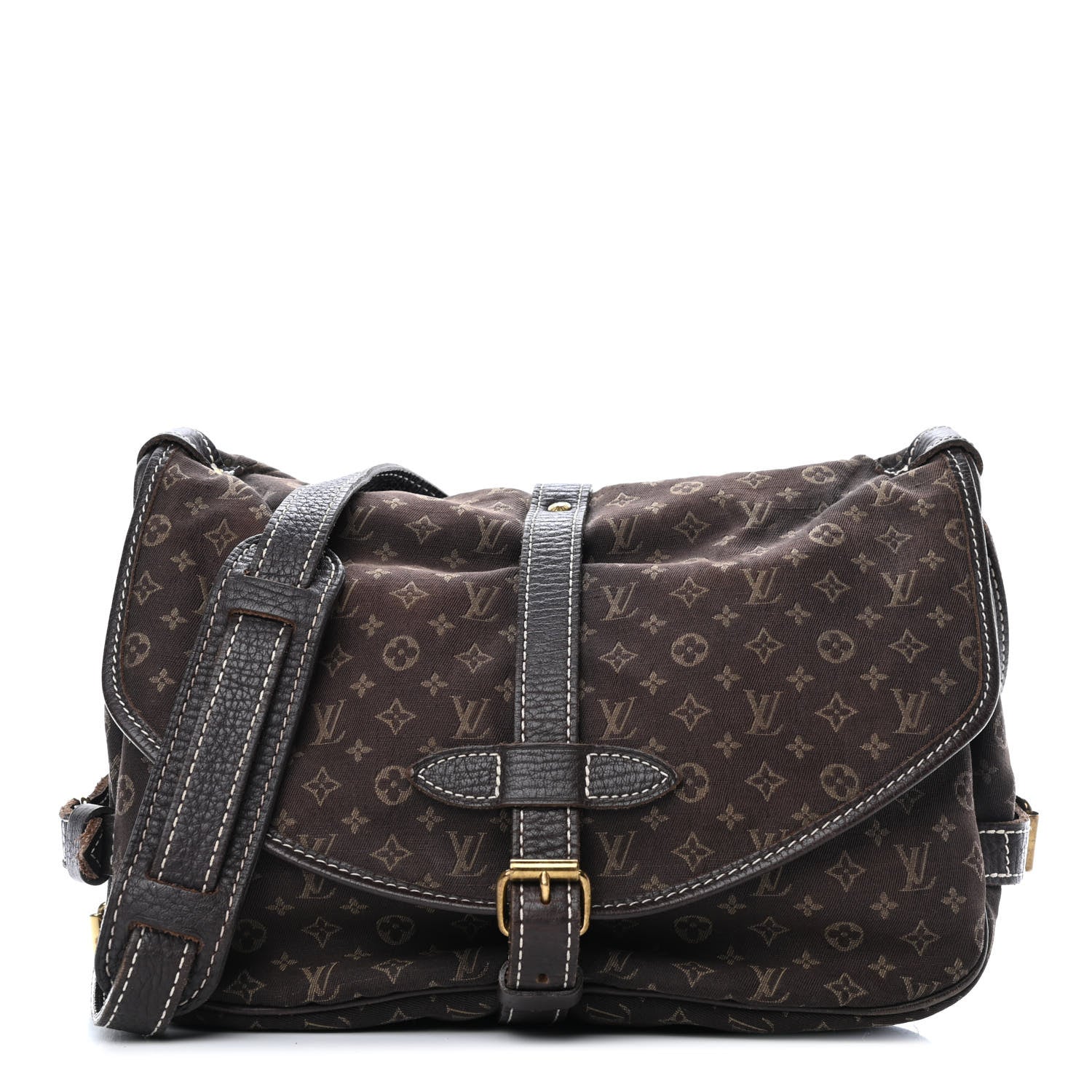 Louis Vuitton Monogram Mini Lin Saumur Ebene 1 of 6