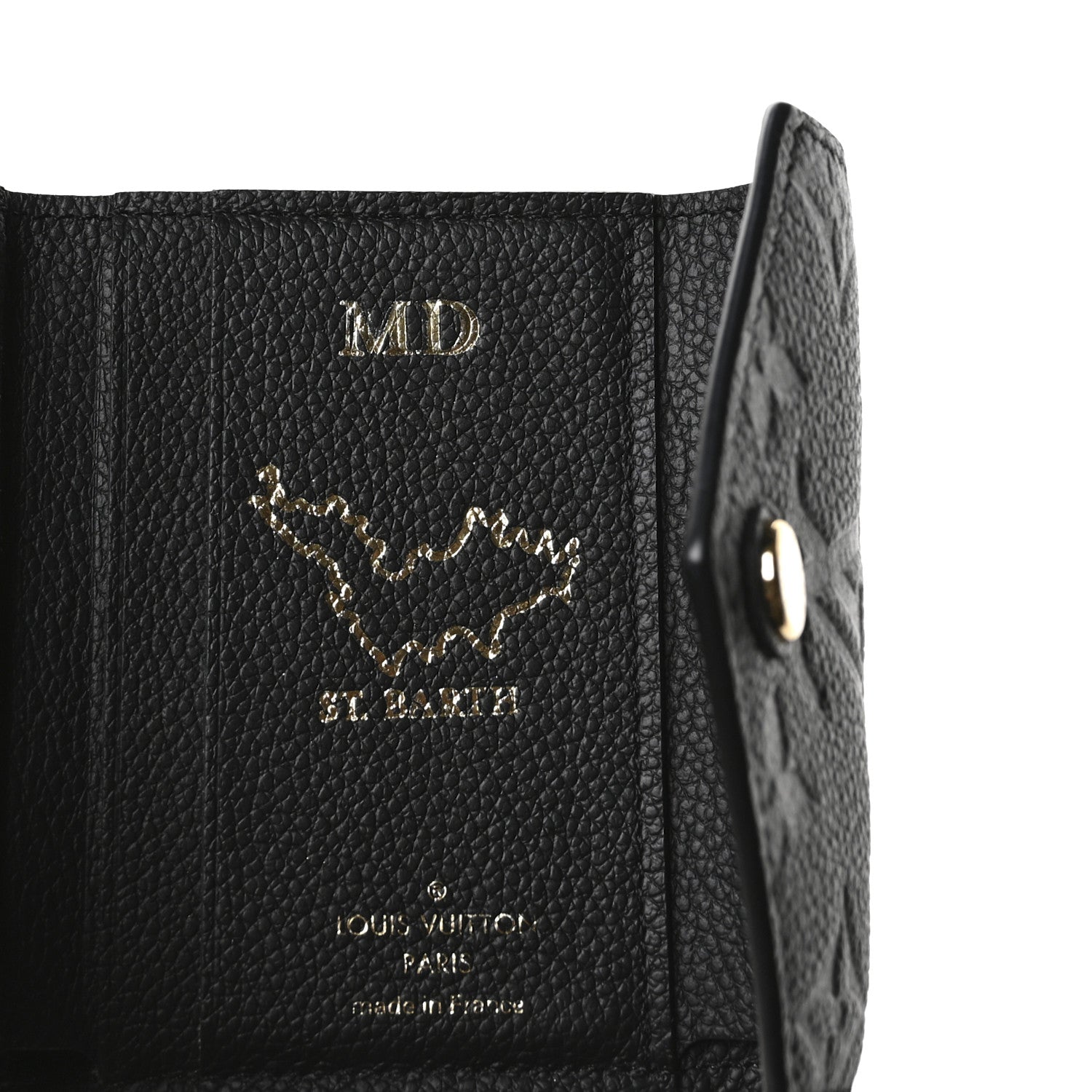 Louis Vuitton Empreinte Zoe Wallet Black 7 of 8