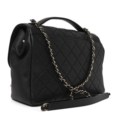 Chanel Caviar Quilted Large Business Affinity Flap Black 2 of 10