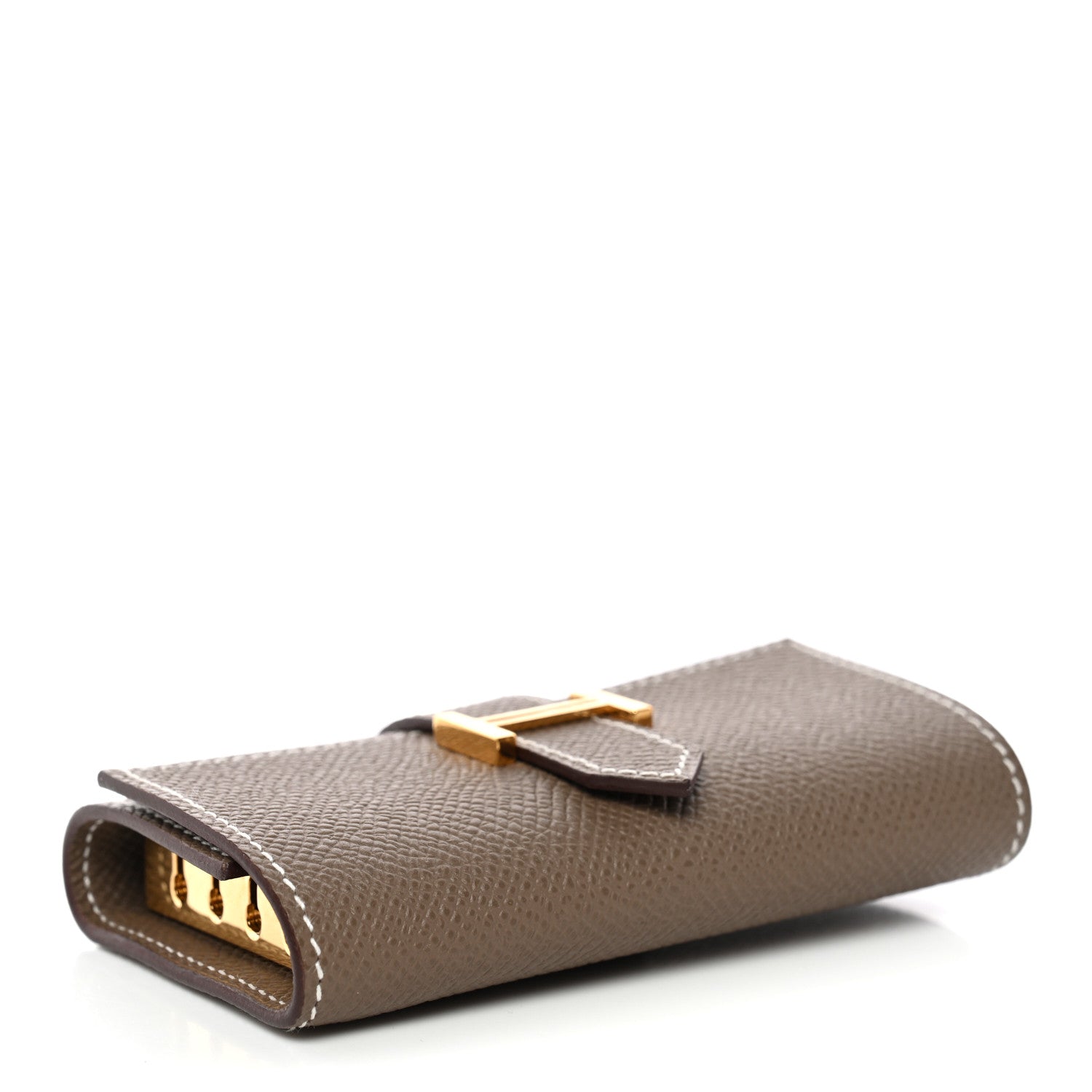 Hermes Epsom Bearn Multicles 4 Key Holder Etoupe 4 of 8