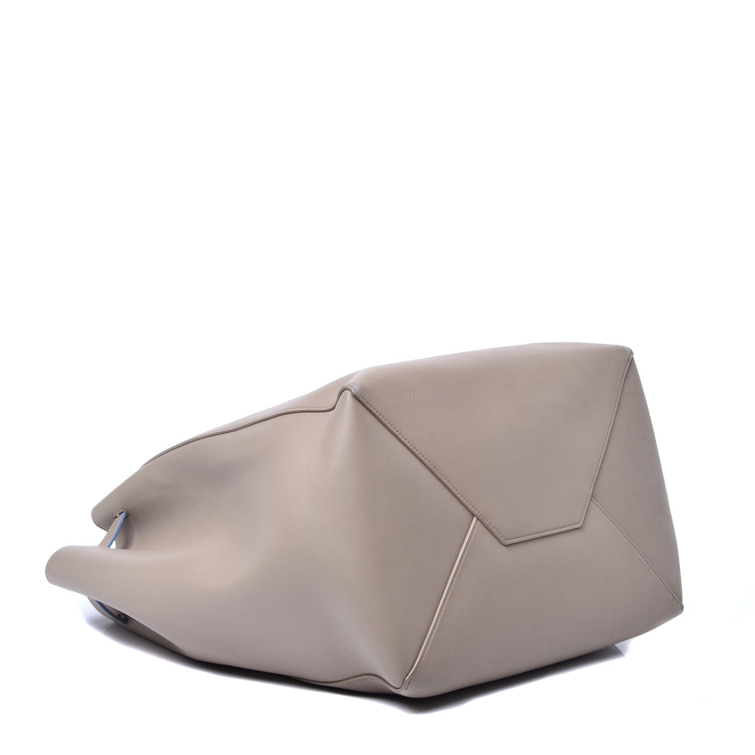 Celine Smooth Calfskin Medium Belt Cabas Phantom Beige 4 of 9