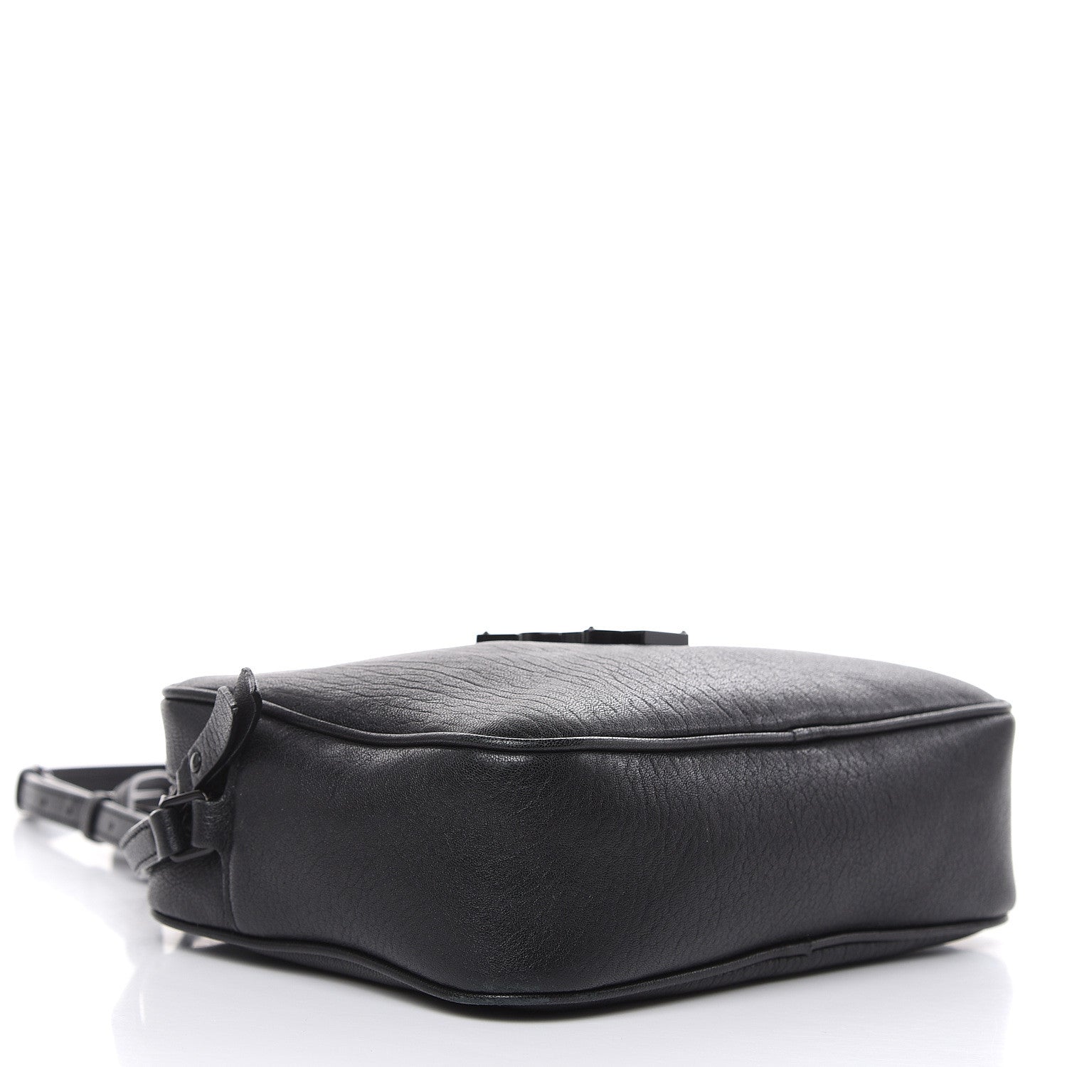 Saint Laurent Lambskin Monogram Small Lou Camera Bag Black 4 of 12