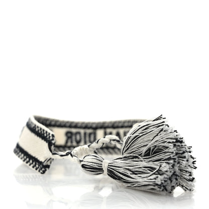 Christian Dior Woven Cotton J'Adior Friendship Bracelet Set Black 3 of 5