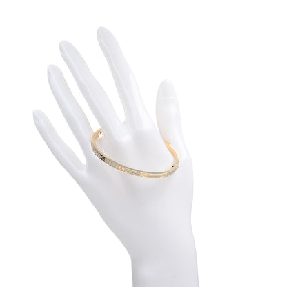 Cartier 18K Yellow Gold Diamond Small LOVE Paved Bracelet 17 2 of 5