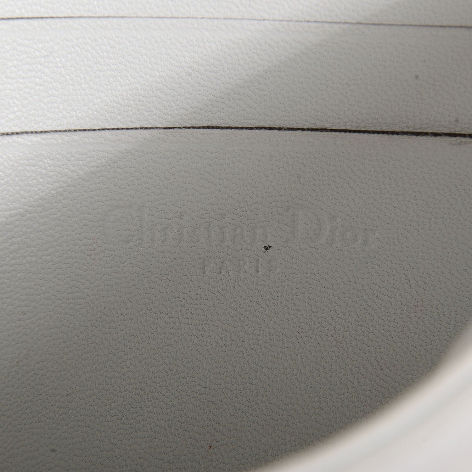 Christian Dior Lambskin Cannage Lady Dior Pochette White 6 of 8