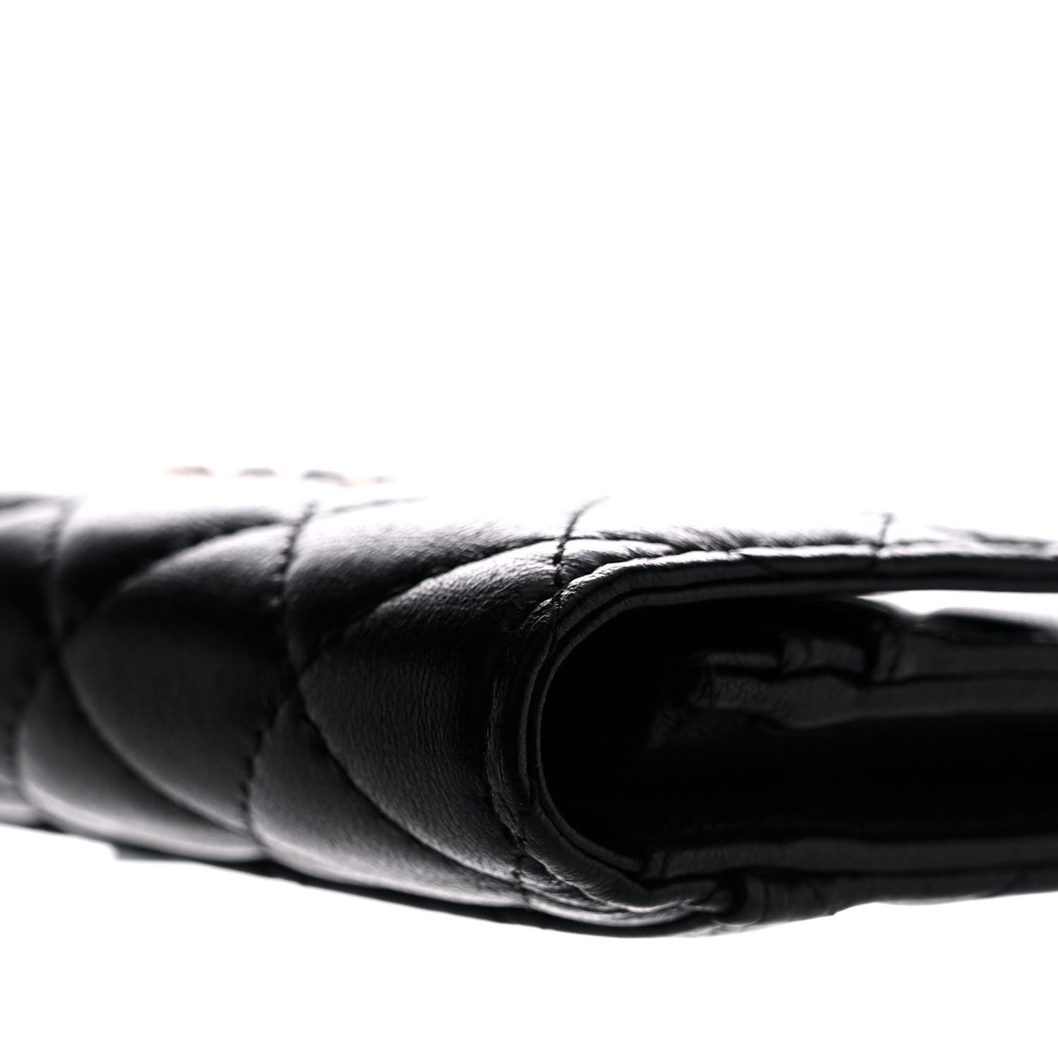 Chanel Lambskin Quilted Medium Chanel 19 Flap Wallet Black 12 of 15