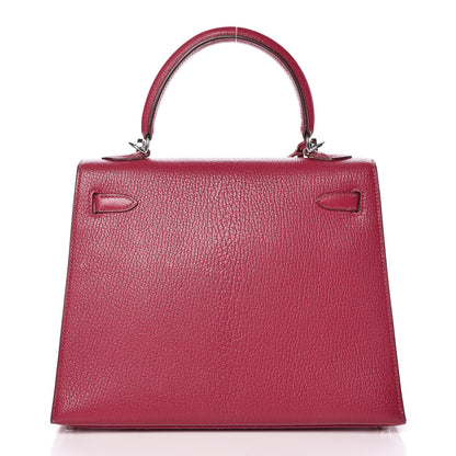 Hermes Chevre Kelly Sellier 25 Framboise 5 of 45
