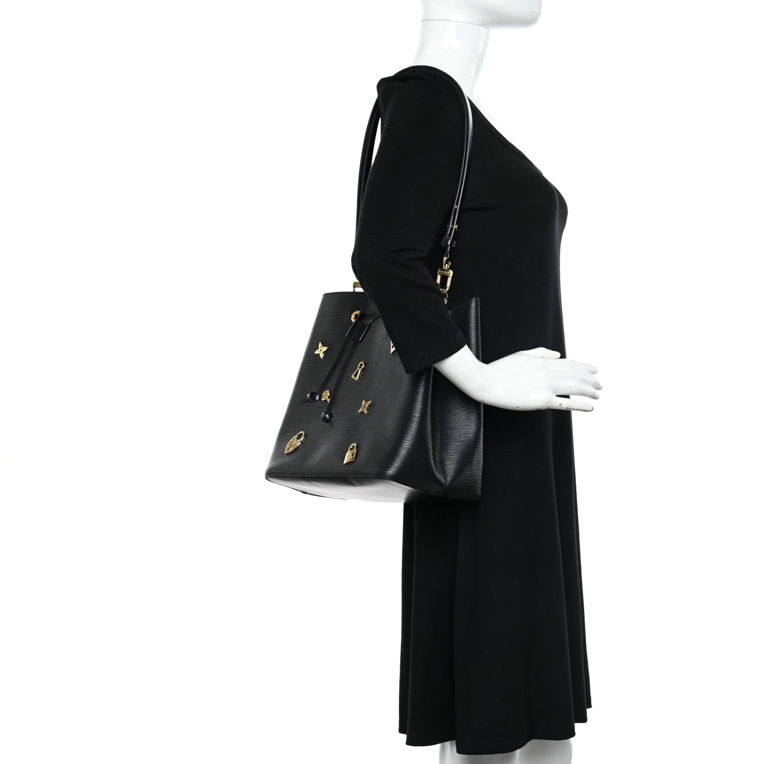 Louis Vuitton Epi Love Lock NeoNoe Black 3 of 11