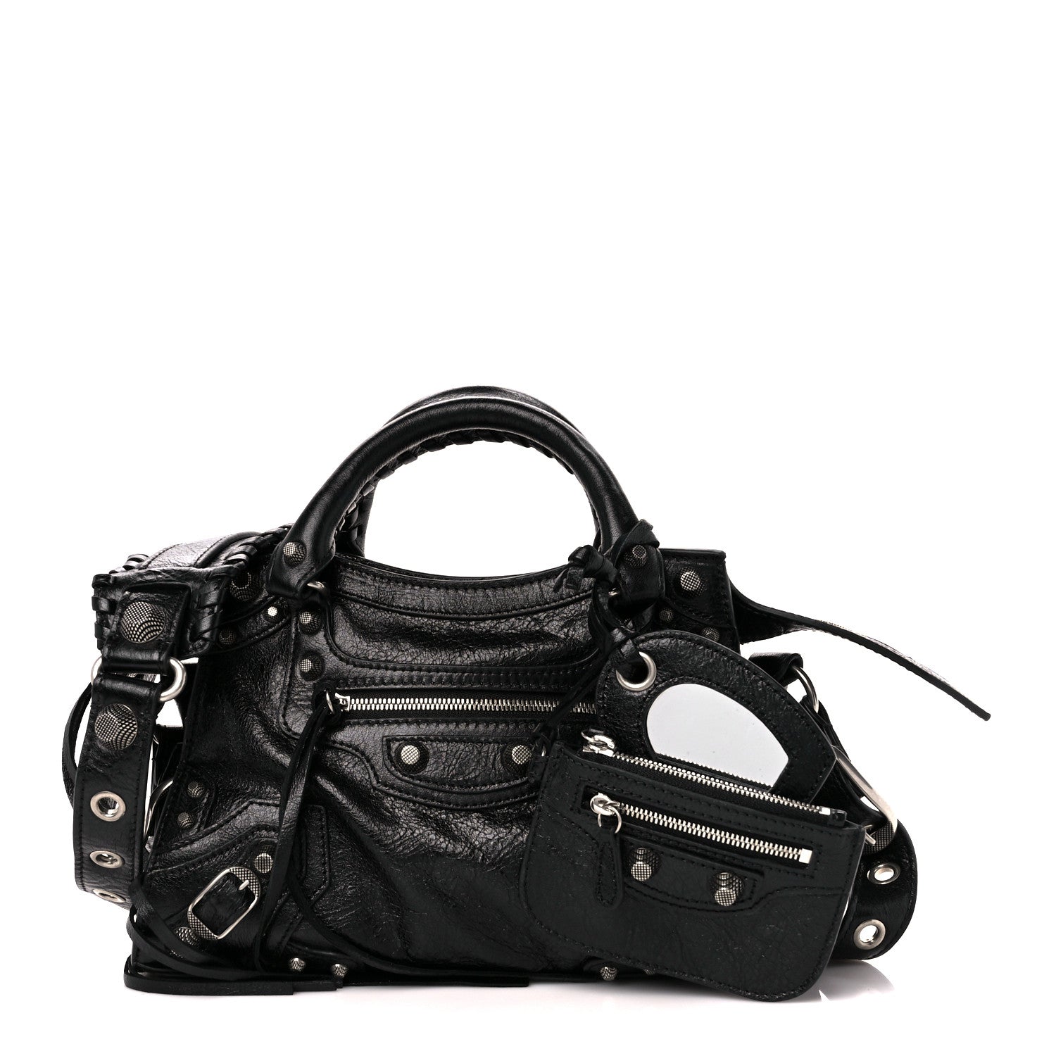 Balenciaga Agneau Arena Neo Cagole Handbag XS Black 1 of 14